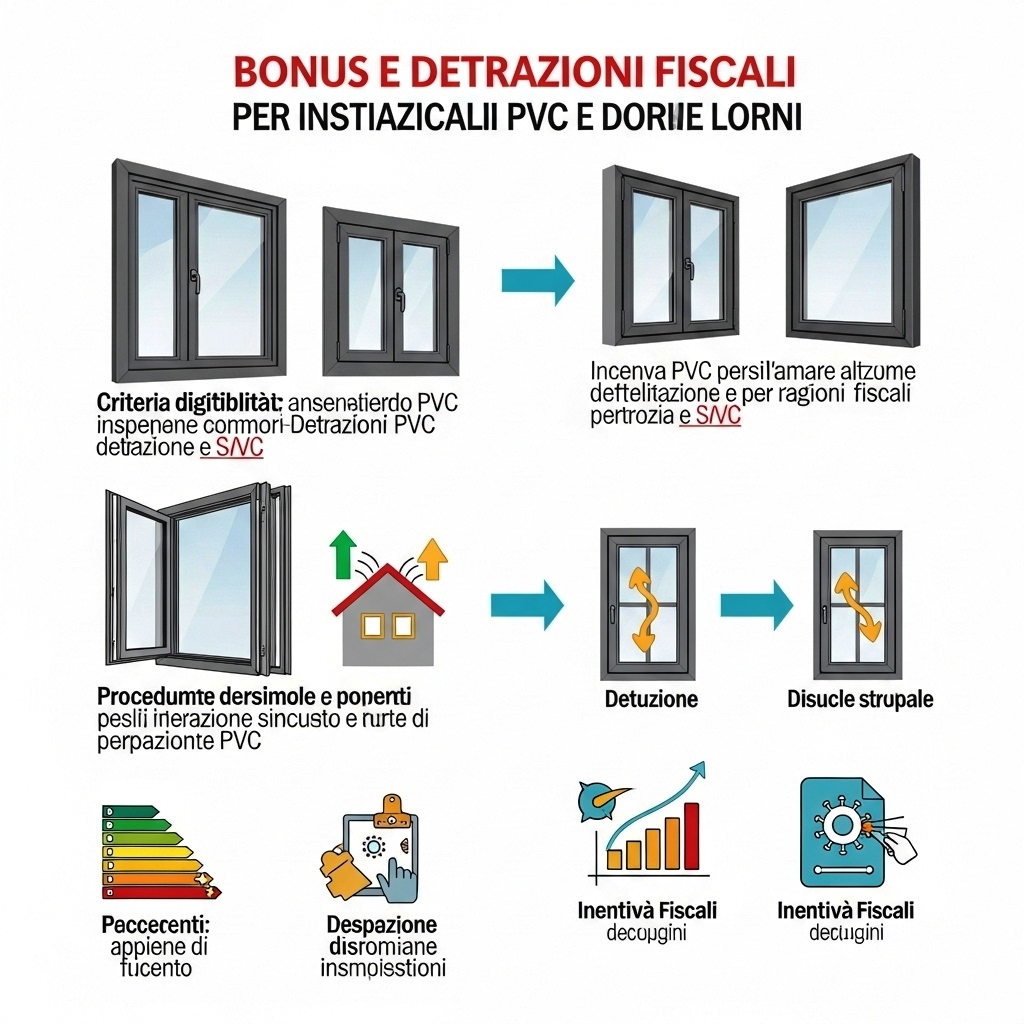 Bonus e Detrazioni Fiscali per Serramenti in PVC
