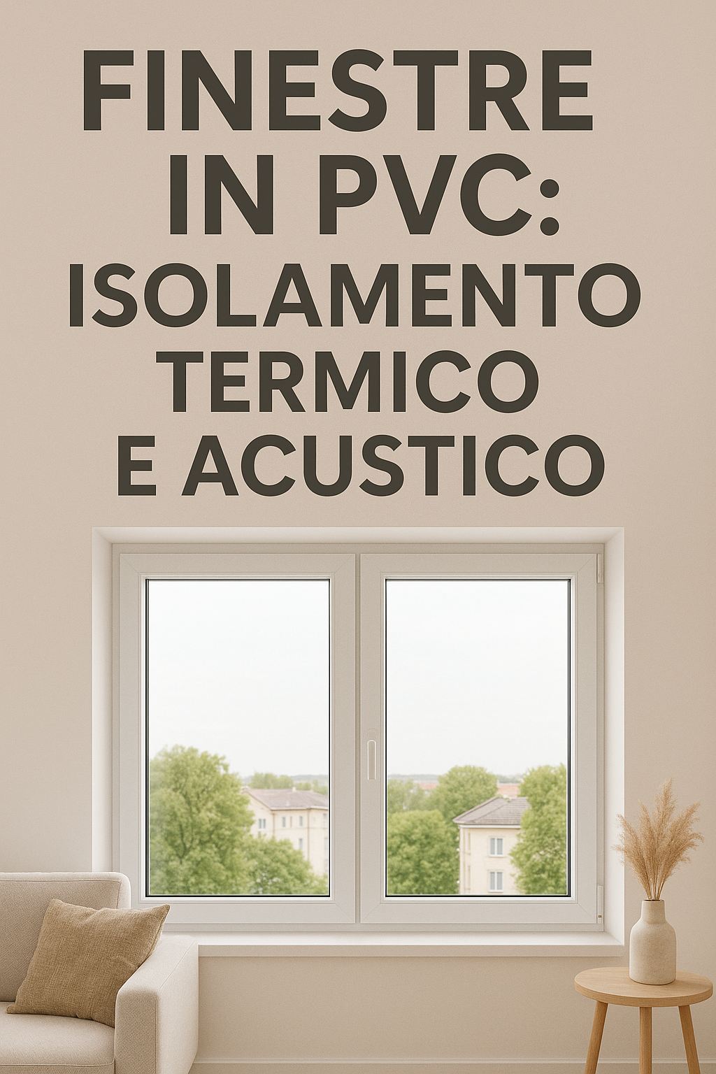 Finestre in PVC- Isolamento Termico e Acustico
