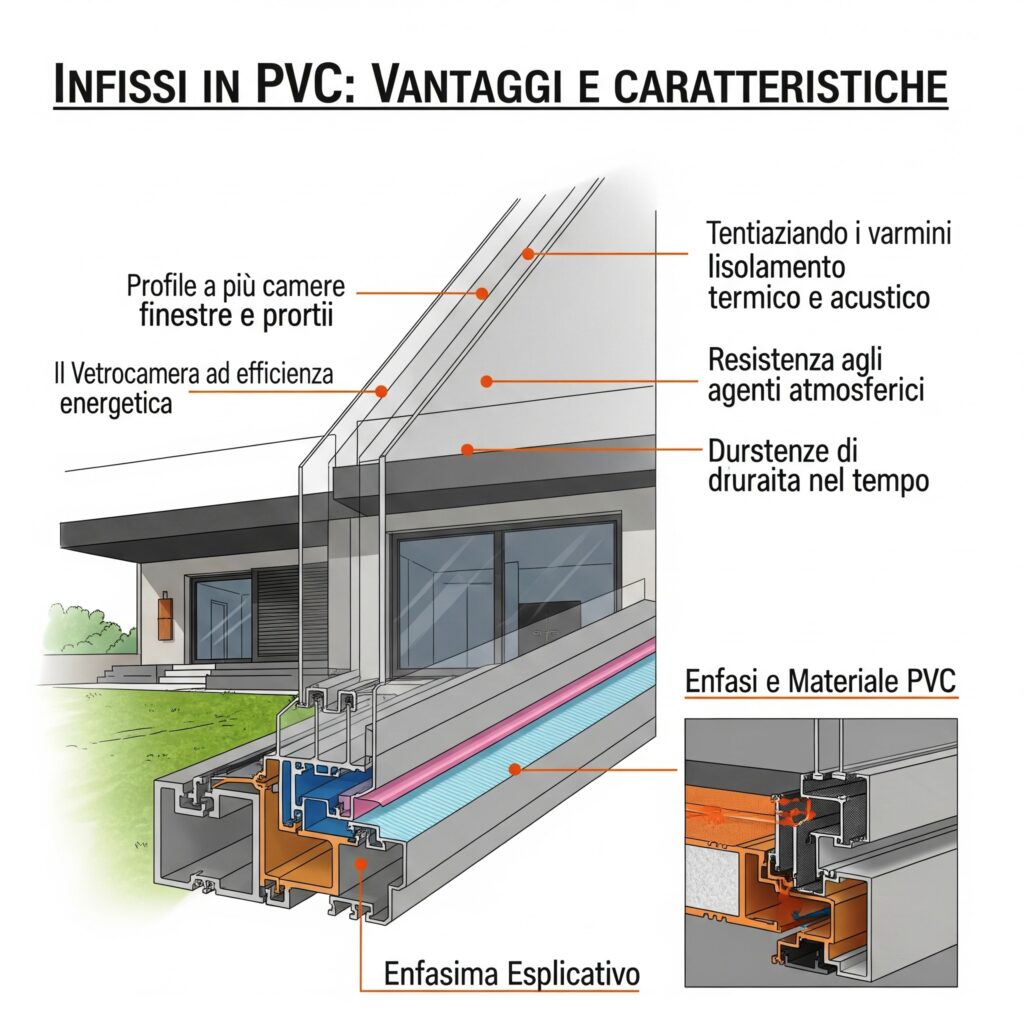 Infissi in PVC- Vantaggi e Caratteristiche