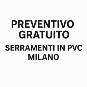 Serramenti in PVC Viale Tunisia Milano