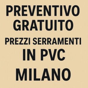 Serramenti in PVC Quartiere Omero Milano